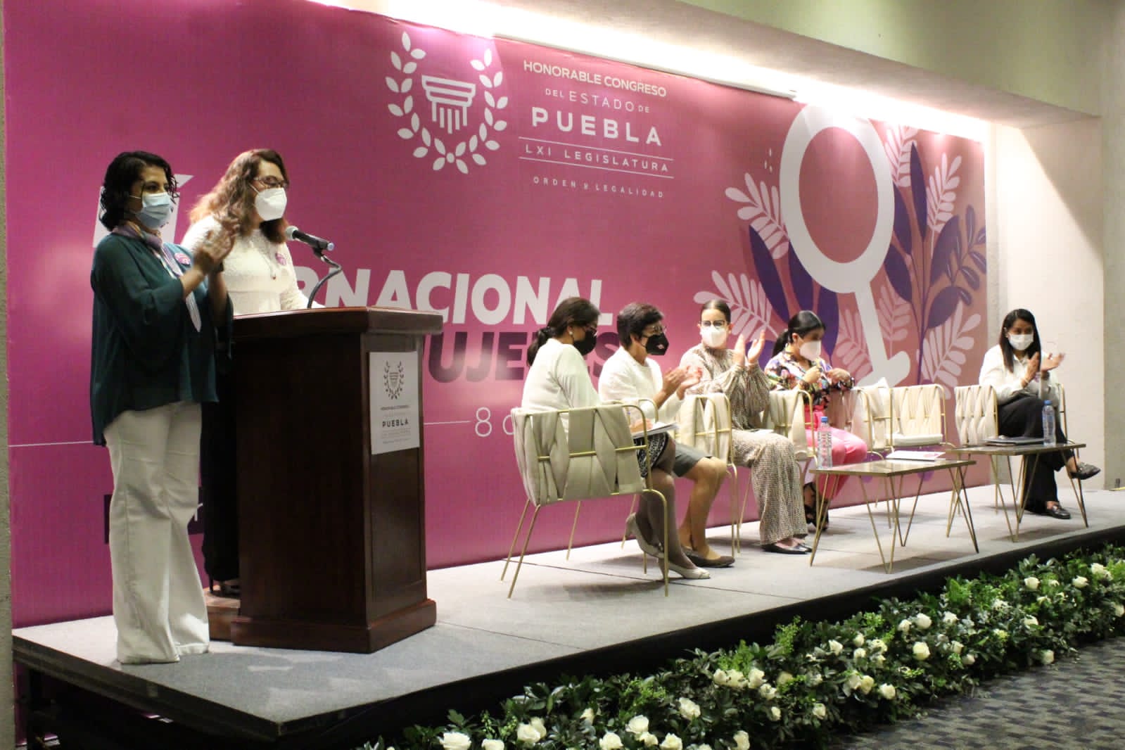 Inaugura Congreso de Puebla conversatorio por el ‘Día Internacional de la Mujer’