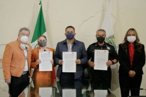 Policía de San Andrés Cholula firma convenio con el Instituto de Ciencias Ecuestres