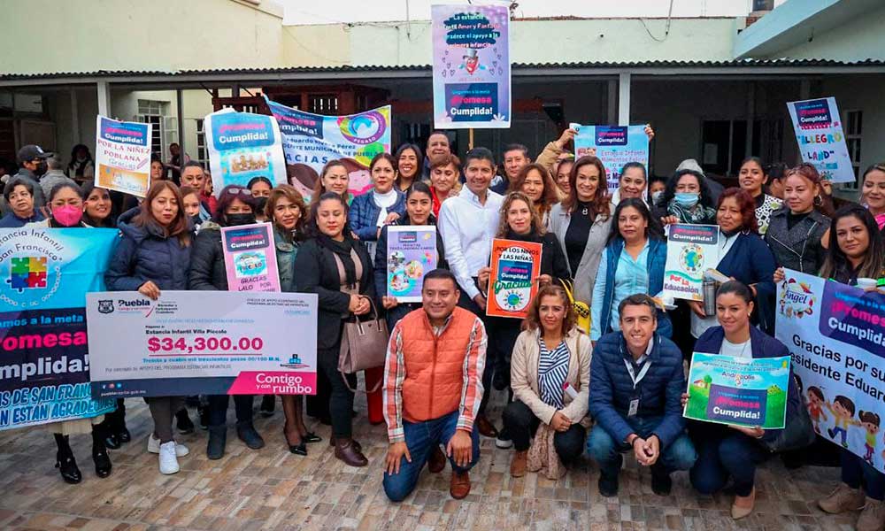 Ya van 70 Estancias Infantiles apoyadas por el Ayuntamiento de Puebla