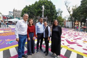 El Gobernador Sergio Salomón Céspedes, la Presidenta del SEDIF Gaby Bonilla, el Presidente Municipal Pepe Chedraui, la Presidenta del SMDIF Marielise Budib y la Directora del IMACP Anel Nochebuena, inauguraron la instalación.